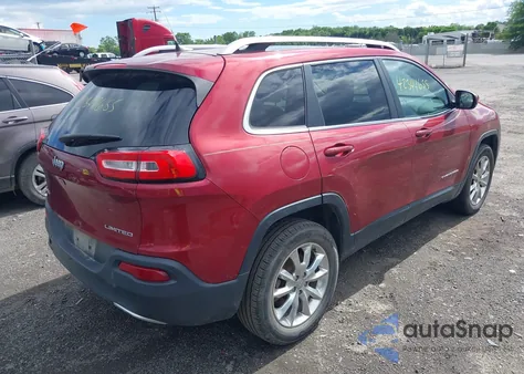 2017 Jeep Cherokee Limited 4X4 из США, поврежденный, VIN 1C4PJMDB6HW543666